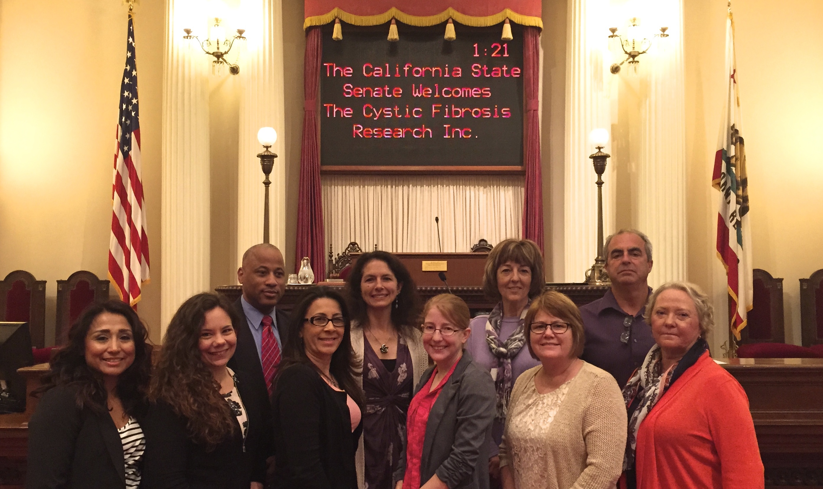 CFRI leaders and community members at the California State Senate
